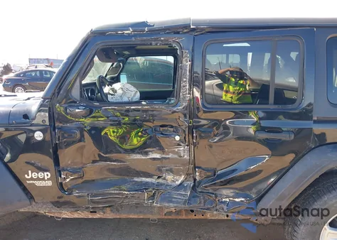 2019 Jeep Wrangler Unlimited Sport S 4X4 z USA, uszkodzony, nr VIN 1C4HJXDN1KW635257